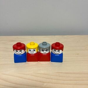 Lego Duplo People Figures Bundle (4 pcs) | Toddler Play Figures